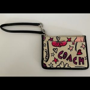 Coach Multi-Color Mini Wristlet